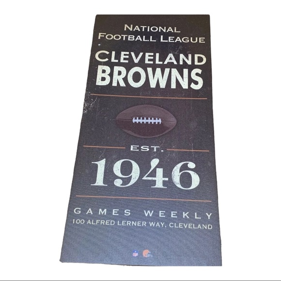 Cleveland Browns Wall Art, 23 x 11.5. - Picture 1 of 4